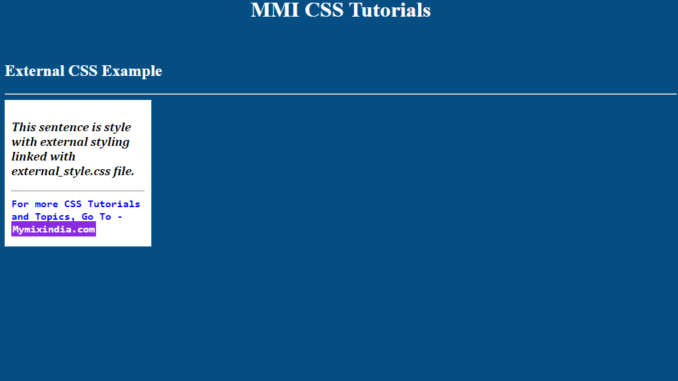 external-css-mmi-css-tutorials