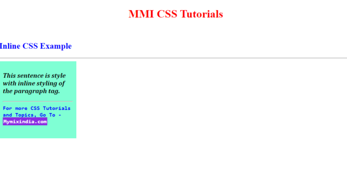 inline-css-mmi-css-tutorials