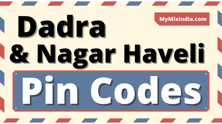 All Dadra And Nagar Haveli Pin Codes - My Mix India