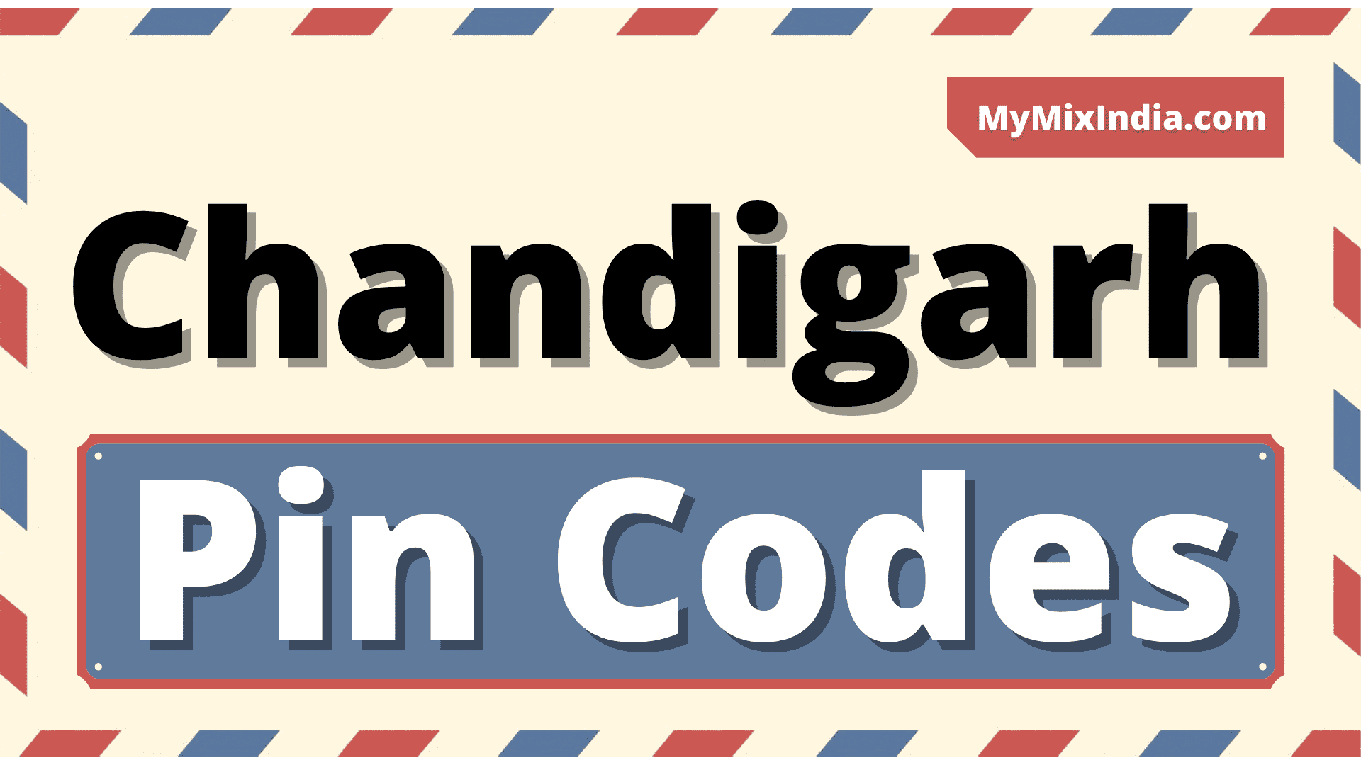 all Chandigarh pin codes - mymixindia.com