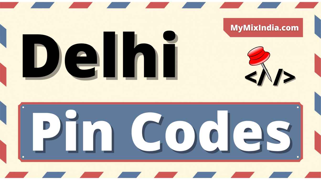 all delhi pin codes - mymixindia