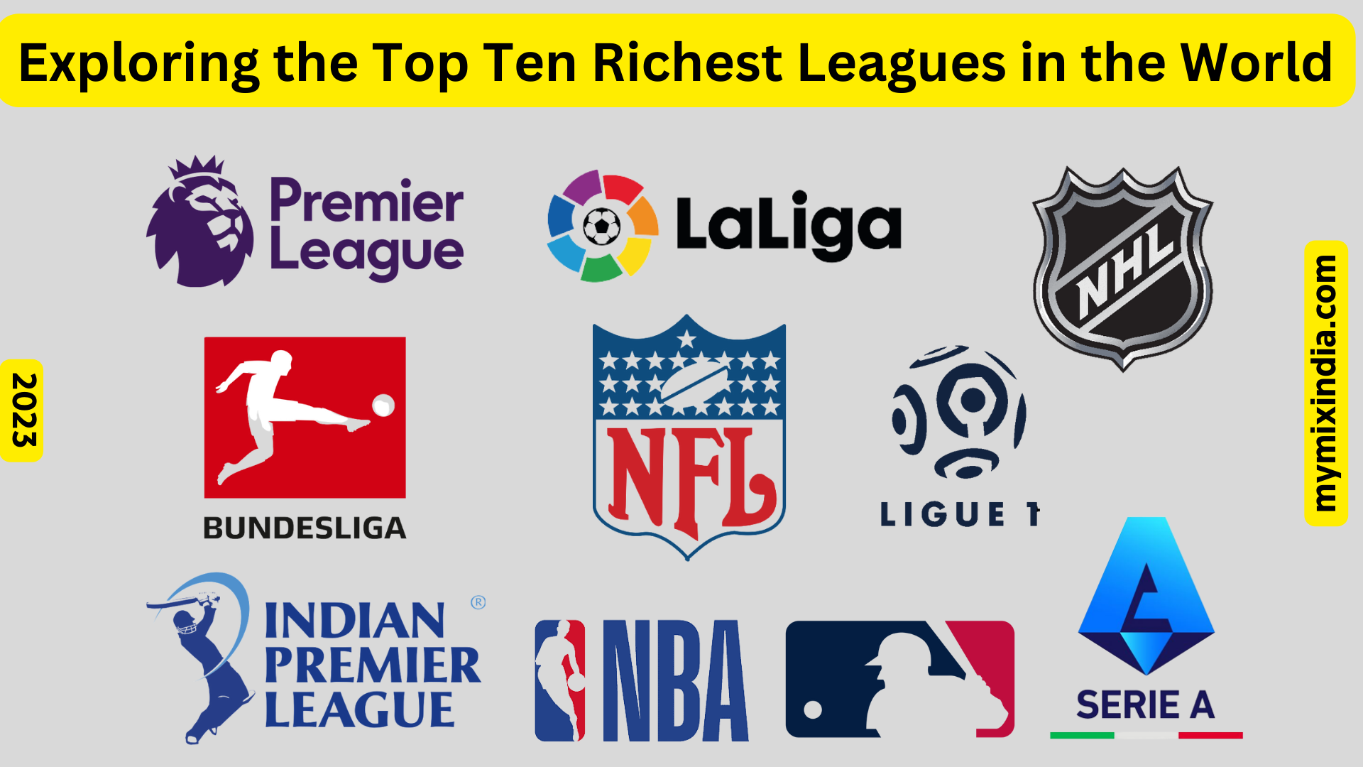 Which Are the Top 10 Richest Sports Leagues in the World?